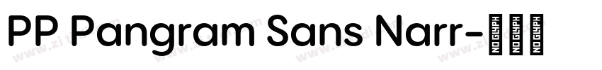PP Pangram Sans Narr字体转换
